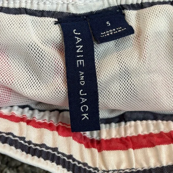 Janie and Jack Striped Swim Trunks - Picture 3 of 4